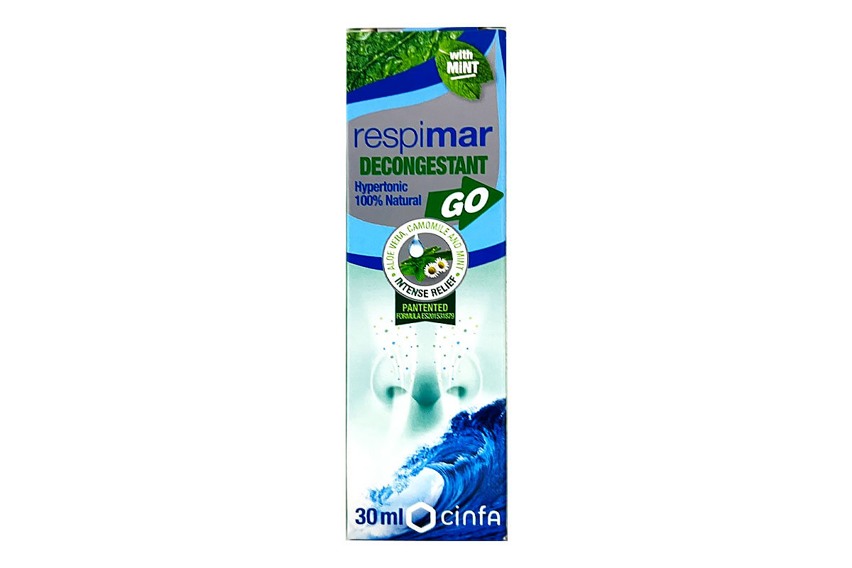RESPIMAR DECONGESTANT GO NASAL SPRAY WITH MINT 30 ML - Berlin Pharmacy