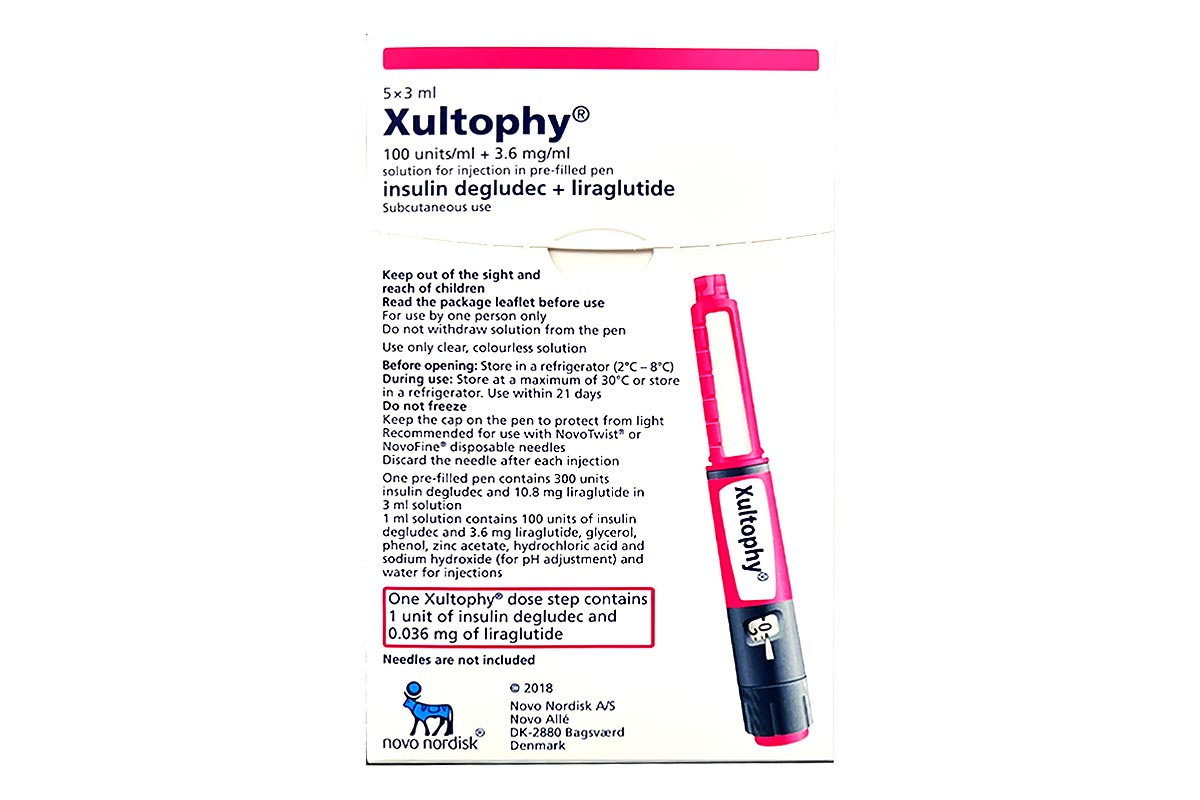 XULTOPHY 100IM/ML 3.6MG/ML SOLUTI FOR INJECT 5 X 3 ML - Berlin Pharmacy
