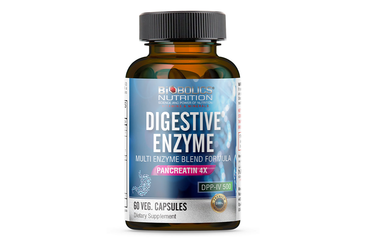 BIOBOLICS DIGESTIVE ENZYME 60 VEG CAPSULES - Berlin Pharmacy