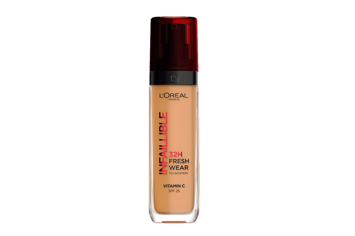 LOREAL INFALLIBLE 32H FRESH WEAR FOUNDATION SPF 25 + VITAMIN C 145 COOL ROSE 30 ML - Berlin Pharmacy