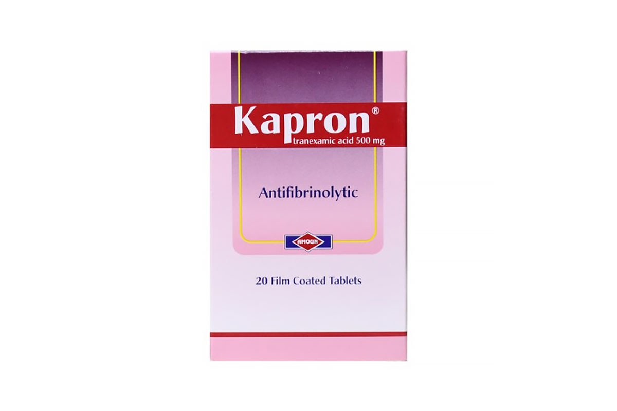 كابرون 500 مجم لوقف النزيف وتقليل فقدان الدم 20 حبة - صيدلية برلين