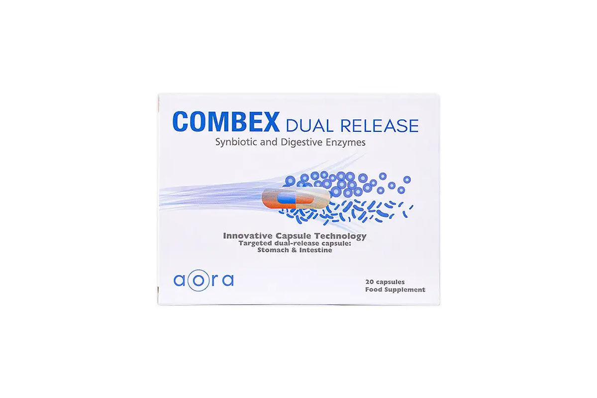 AORA COMBEX DUAL RELEASE 20 CAPSULES - Berlin Pharmacy