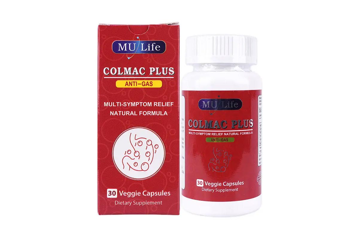 مولايف كولماك بلس كبسولات نباتية مضادة للغازات والانتفاخات 30 كبسولة - صيدلية برلين