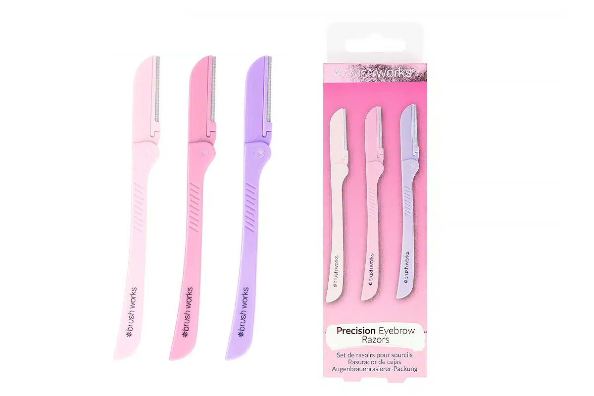 براش ووركس شفرات دقيقة لتشذيب الحواجب 3 قطع - صيدلية برلين