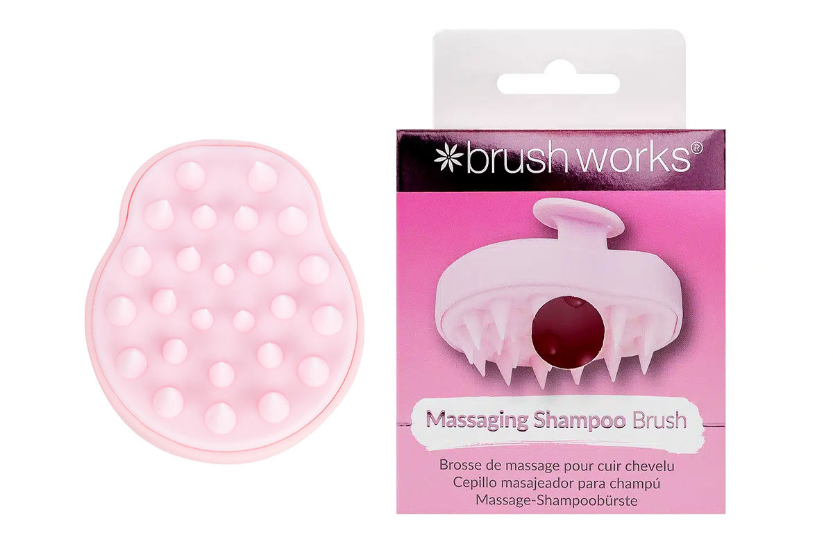 BRUSH WORKS MASSAGING SHAMPOO BRUSH - Berlin Pharmacy