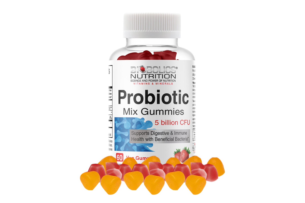 BIOBOLICS PROBIOTIC MIX 5 BILLION CFU FLAVOUR  60 VEG GUMMIES - Berlin Pharmacy